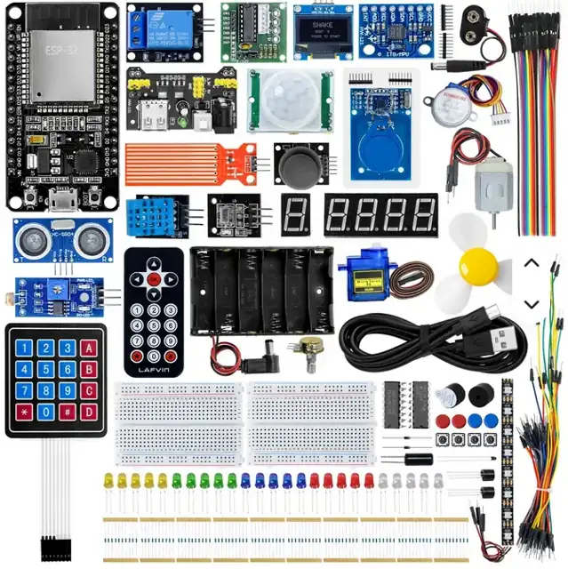 Kit ESP32 complet avec capteurs, afficheurs et moteurs